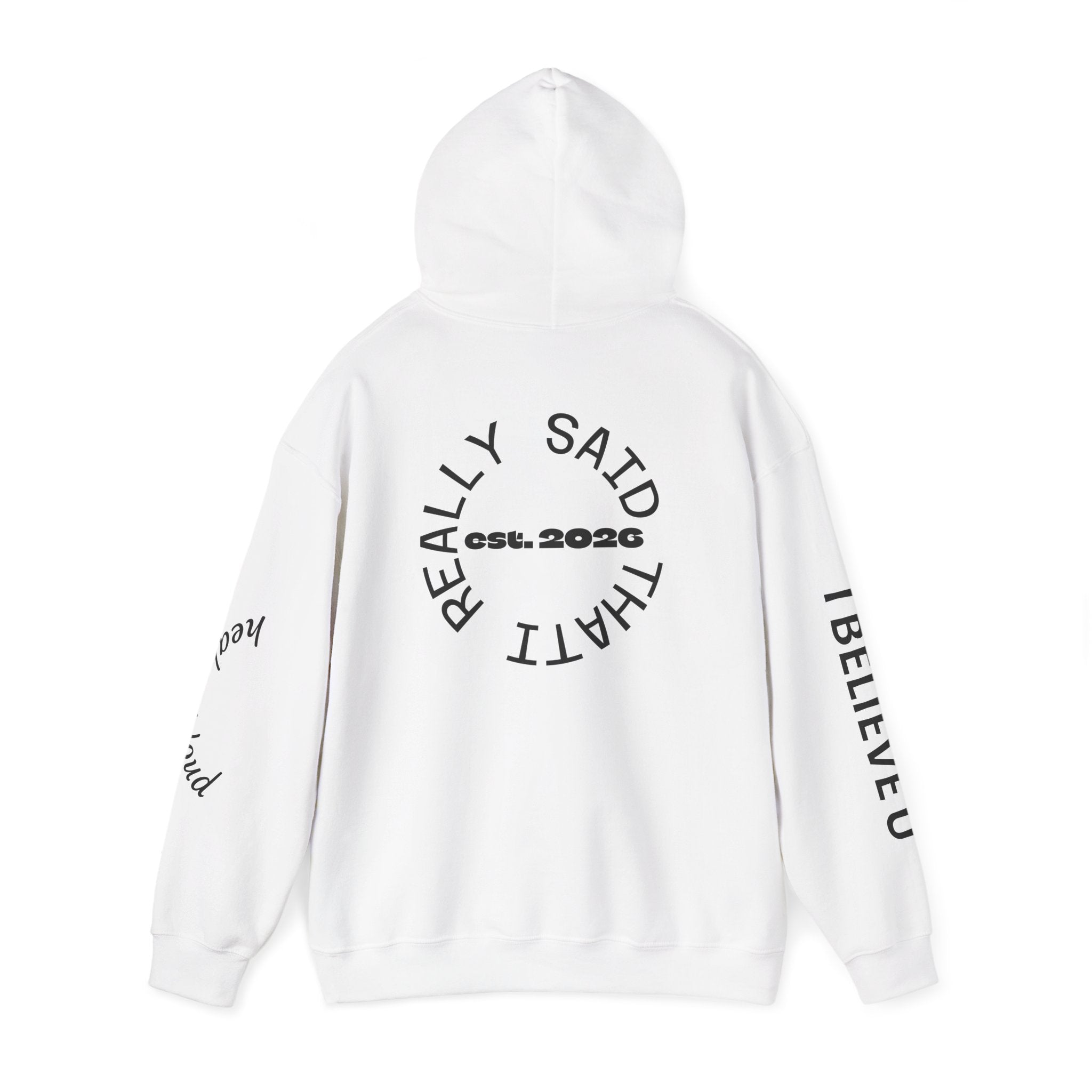 Boundaries Included hoodie | 'Hard to Manipulate' text sweatshirt