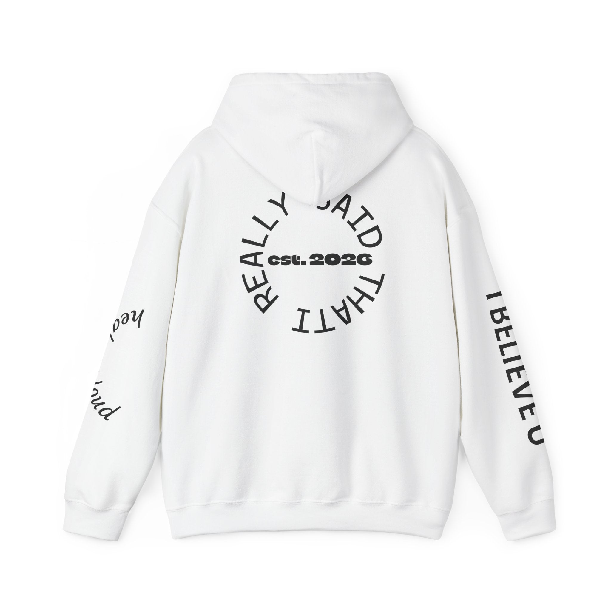 Boundaries Included hoodie | 'Hard to Manipulate' text sweatshirt