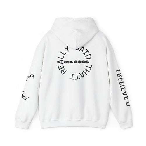 Boundaries Included hoodie | 'Hard to Manipulate' text sweatshirt